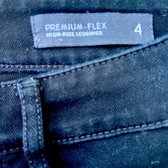 J. Jill Premium Flex High Rise Denim Legging Size 4 - Picture 9 of 10